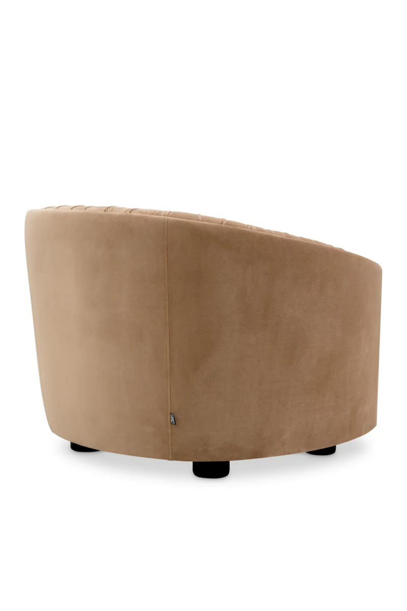 Fauteuil plisse marron | Eichholtz Jameson | OROA.fr