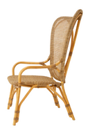 Fauteuil lounge dossier haut en rotin | Eichholtz Colony | OROA.fr