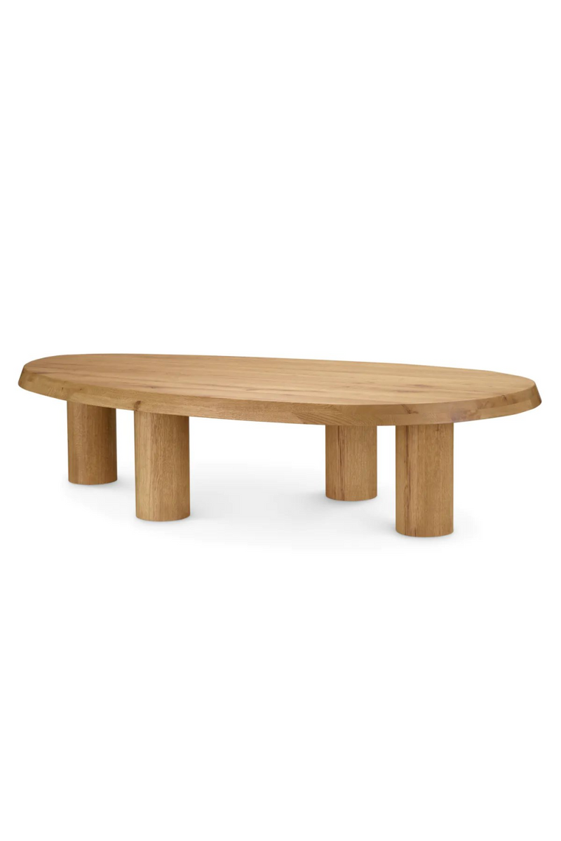 Table basse en chêne recyclé | Eichholtz Prelude | Meubleluxe.fr