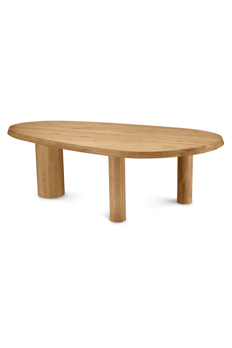 Table à manger en chêne recyclé  | Eichholtz Prelude | Meubleluxe.fr