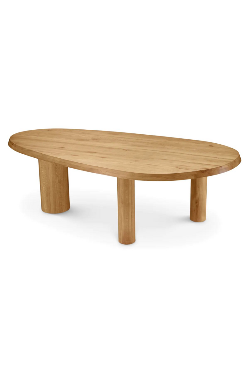 Table à manger en chêne recyclé  | Eichholtz Prelude | Meubleluxe.fr