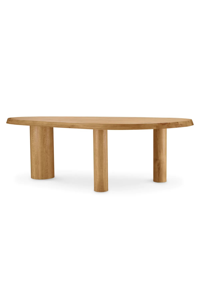 Table à manger en chêne recyclé  | Eichholtz Prelude | Meubleluxe.fr