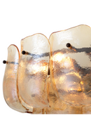 Lustre à étages en plaques de verre | Eichholtz Gustave | OROA.fr