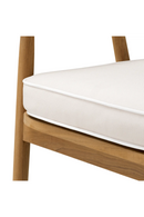 Chaise de salle à manger d'extérieur en teck naturel | Eichholtz Bealenote | OROA.fr