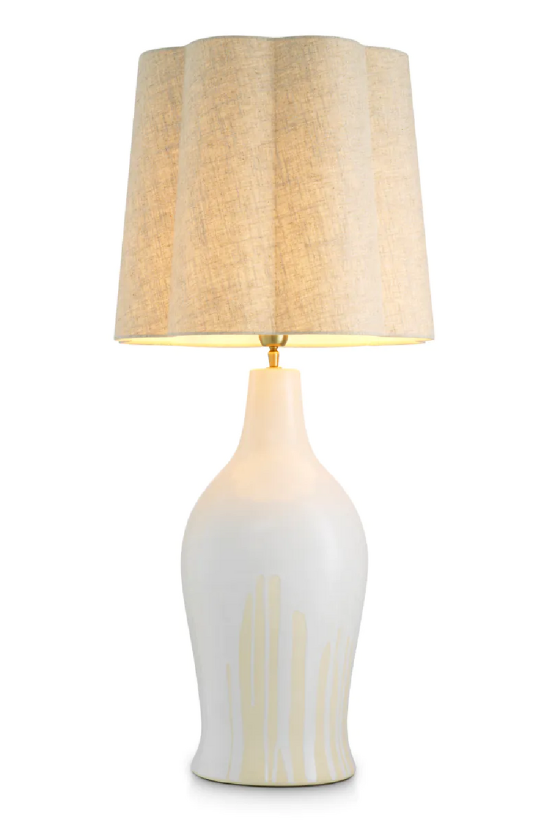 Lampe de table avec base en céramique | Eichholtz Beatriz | OROA.fr