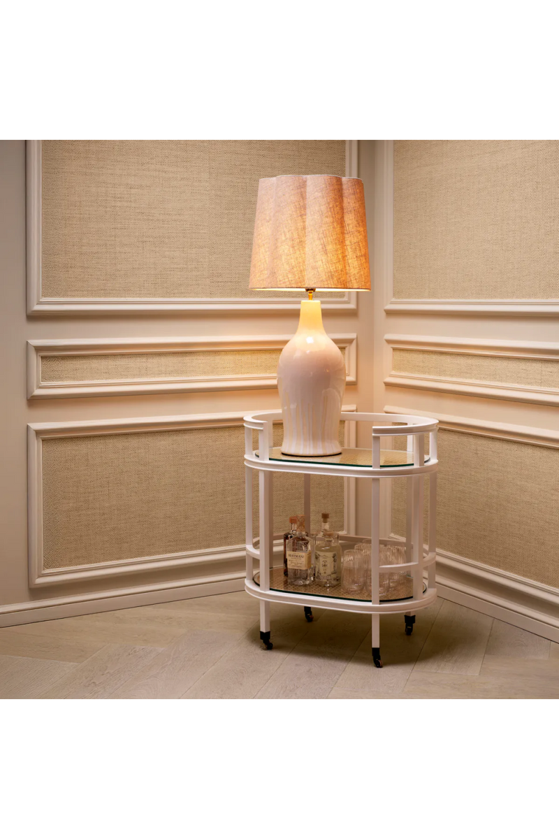Lampe de table avec base en céramique | Eichholtz Beatriz | OROA.fr