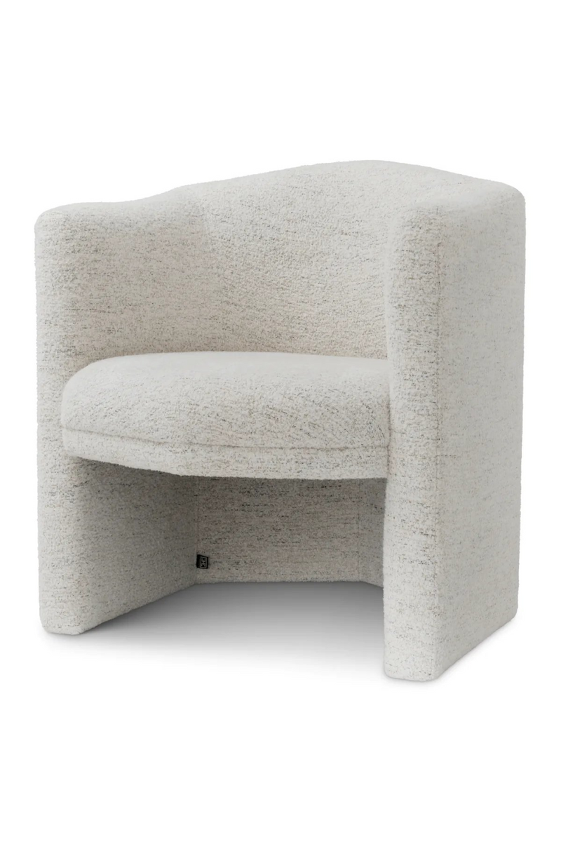 Fauteuil Seashell brisé blanc | Eichholtz Watertown | Meubleluxe.fr