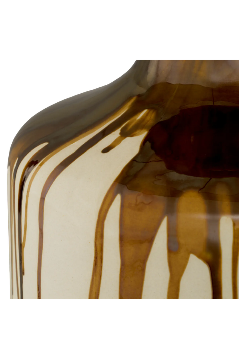 Lampe de table en céramique à effet goutte | Eichholtz Lorena | OROA.fr