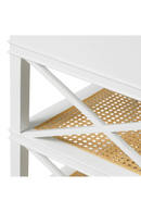 Table d'appoint blanche 1 tiroir | Eichholtz Bahamas | OROA.fr