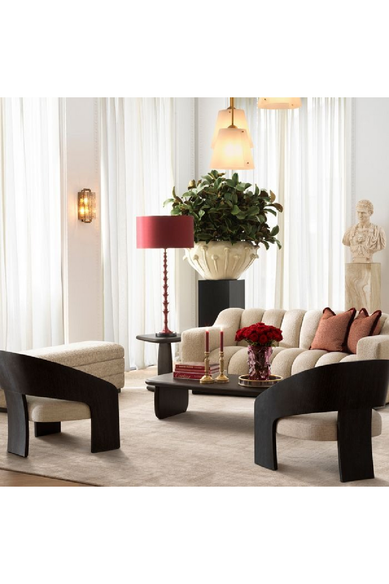 Applique Murale En Verre A Cadre En Laiton | Eichholtz Solara | OROA.fr