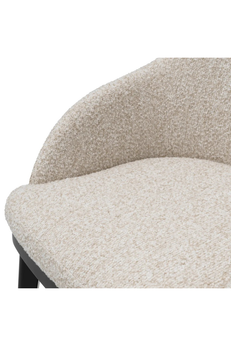 Chaise de salle à manger avec accoudoirs beige | Eichholtz Costa | Meubleluxe.fr