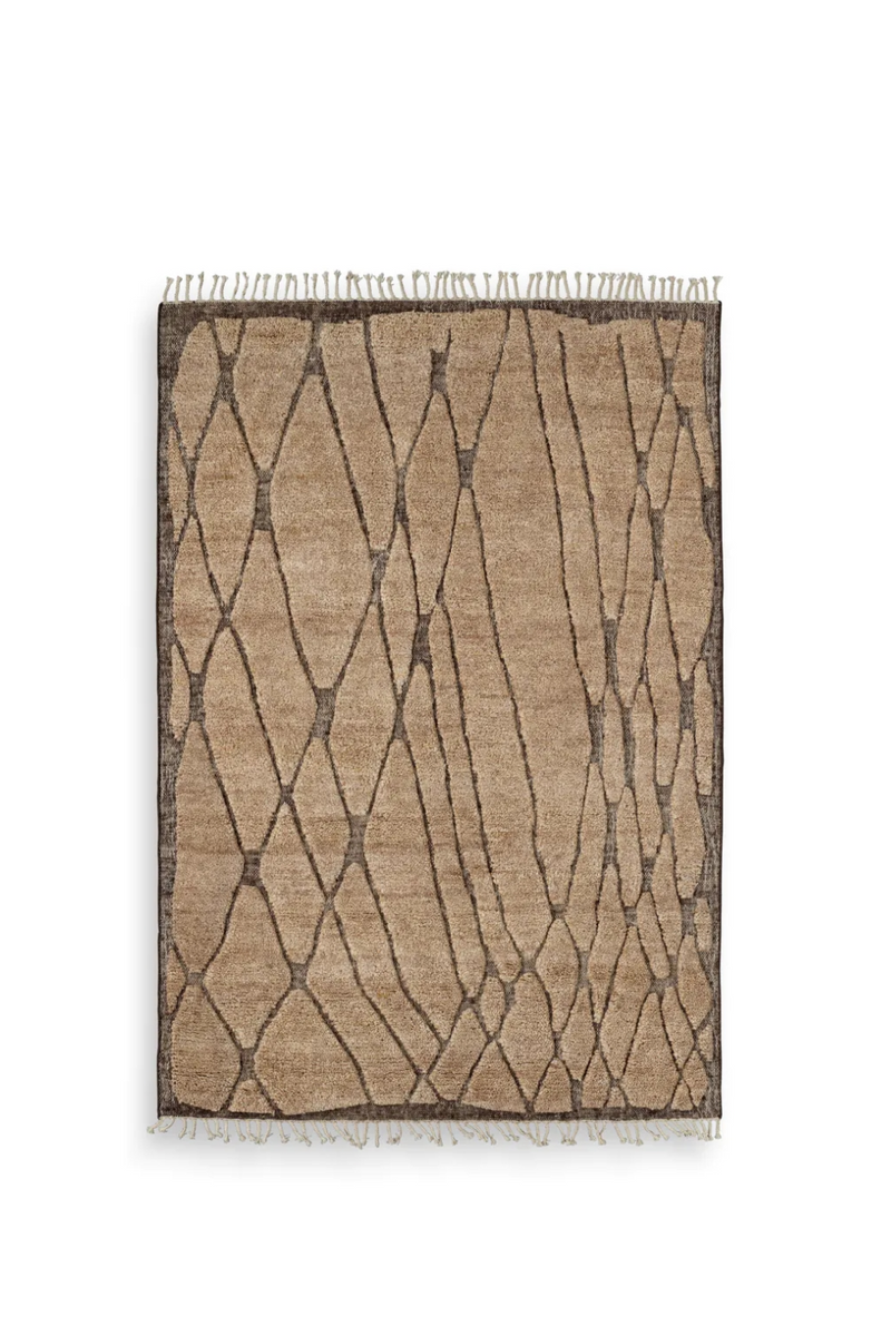 Tapis en laine marron 200x300 cm | Eichholtz Coralie | OROA.fr