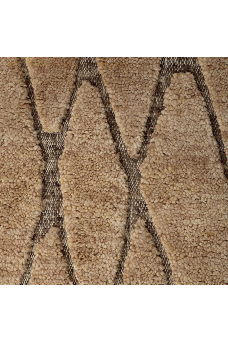 Tapis en laine marron 300x400 cm | Eichholtz Coralie | OROA.fr