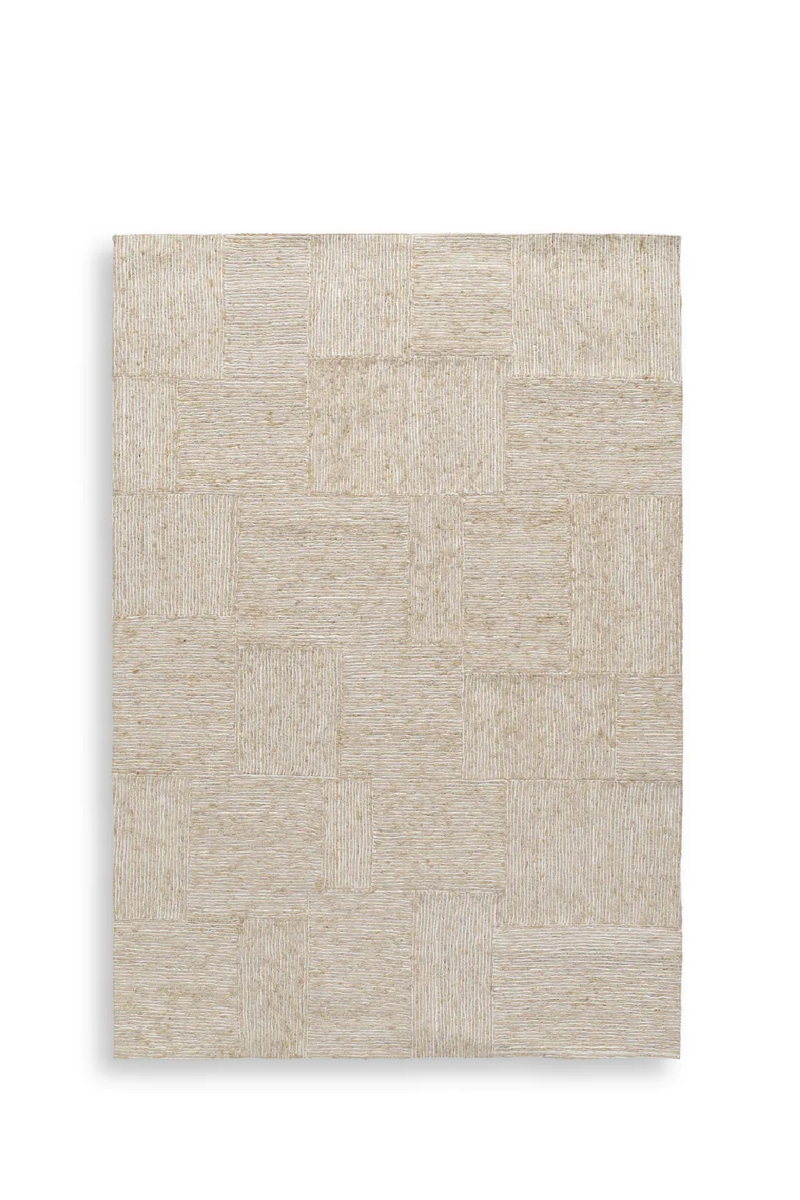 Tapis tissé en laine ivoire 200x300 cm | Eichholtz Antoine | OROA.fr