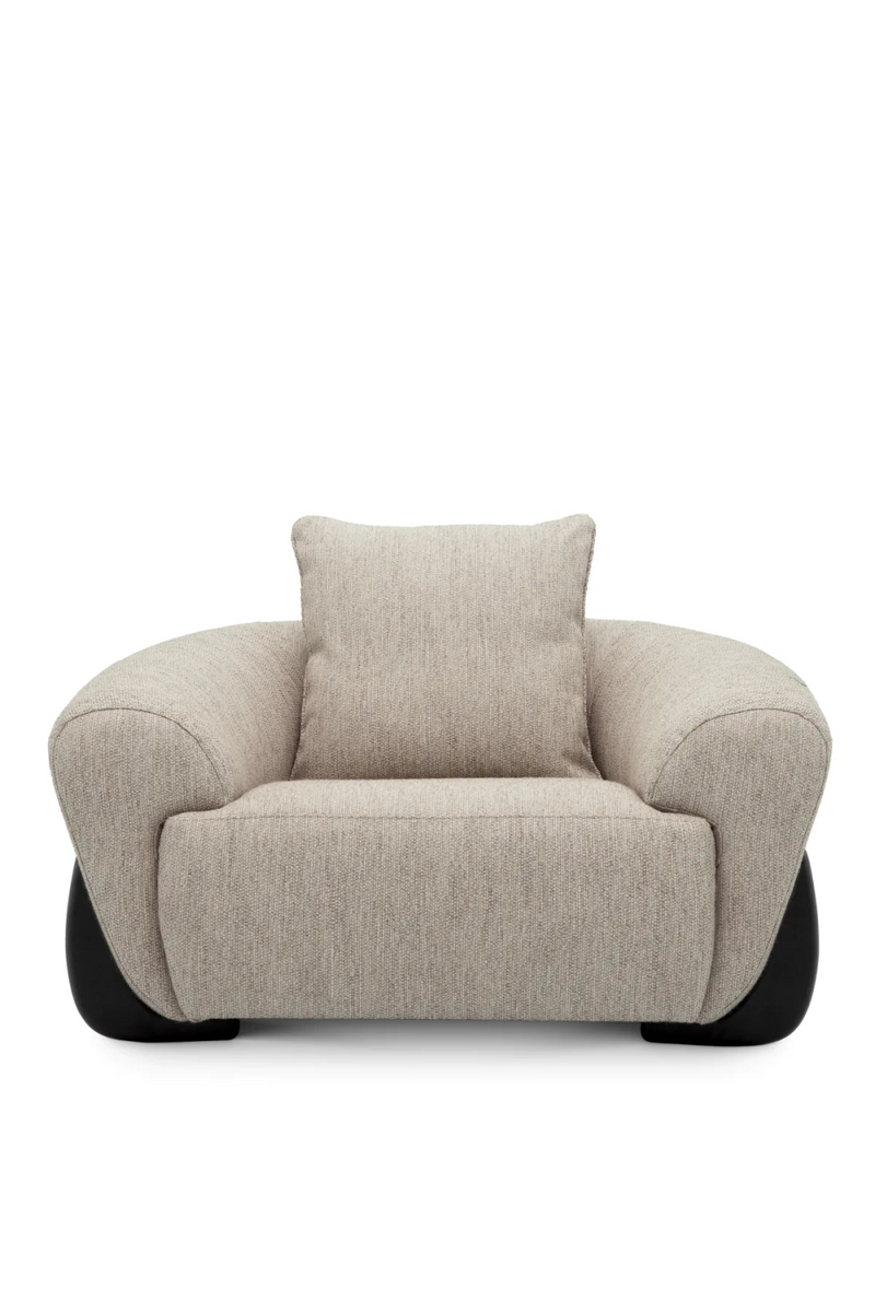 Fauteuil gris clair | Eichholtz Siderno | OROA.fr