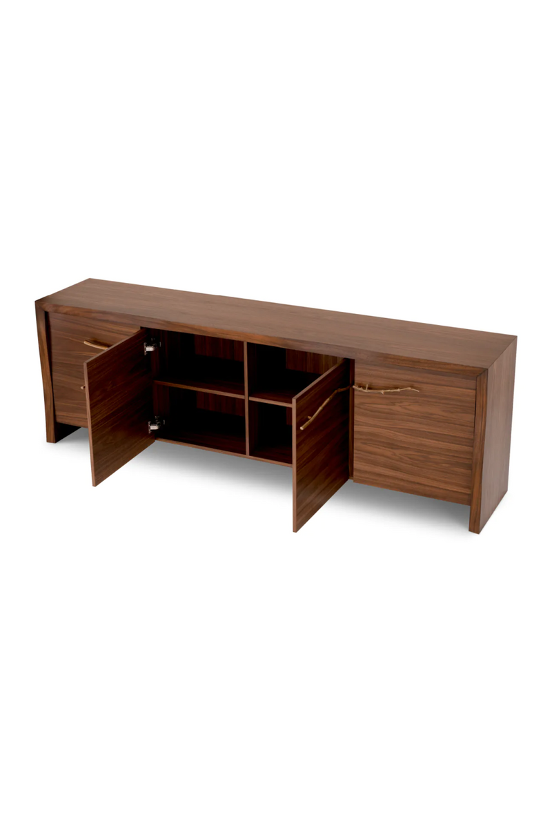 Commode 4 portes en placage de noyer | Eichholtz Charford | OROA.fr