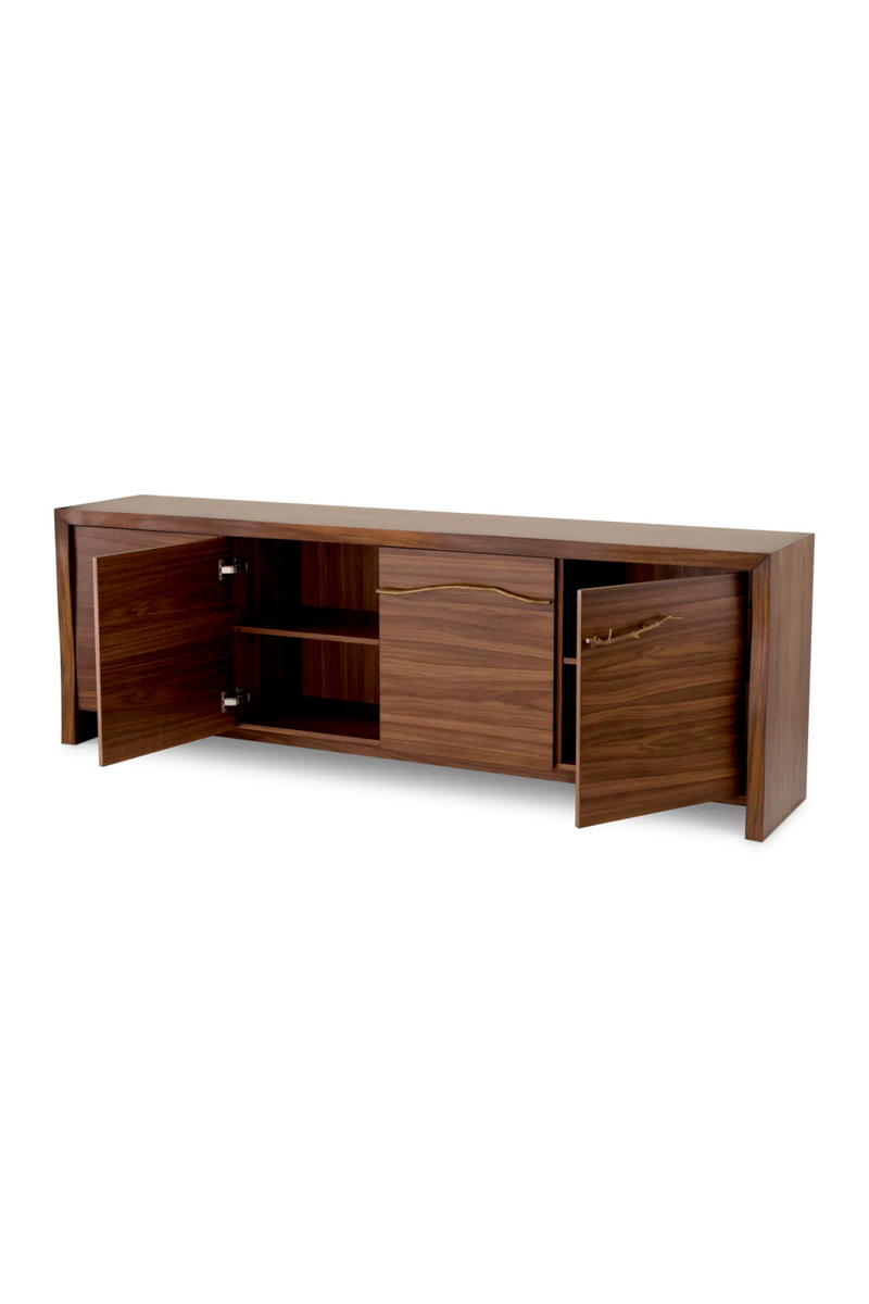 Commode 4 portes en placage de noyer | Eichholtz Charford | OROA.fr