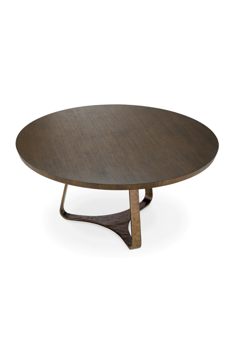 Table de salle a manger avec base en aluminium | Eichholtz Cambronne | OROA.fr