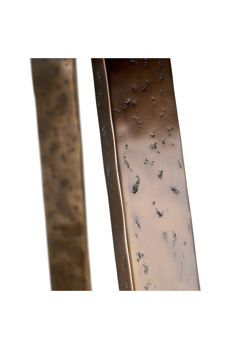 Table de salle a manger avec base en aluminium | Eichholtz Cambronne | OROA.fr