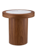 Table d'appoint ronde en marbre marron | Eichholtz Presedio | OROA.fr