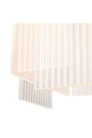 Lustre à étages en verre givré | Eichholtz Giardano | OROA.fr