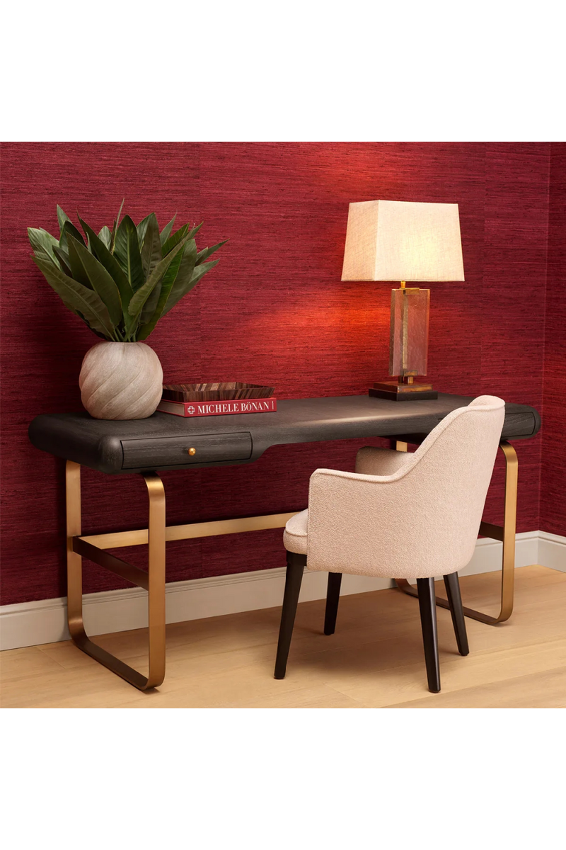 Chaise de salle à manger Renato écru | Eichholtz Lavinia | OROA.fr