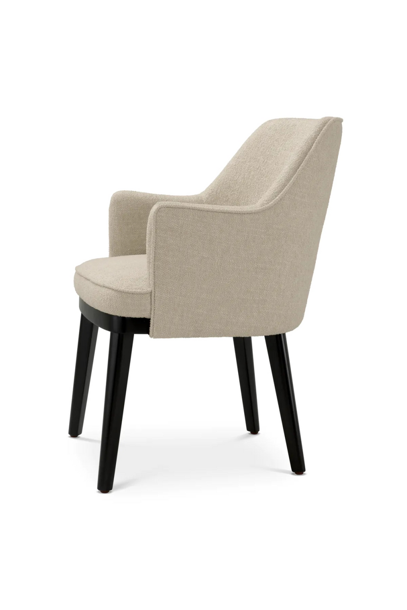 Chaise de salle à manger Renato écru | Eichholtz Lavinia | OROA.fr