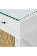 Commode 4 portes en rotin naturel | Eichholtz Bahamas | OROA.fr