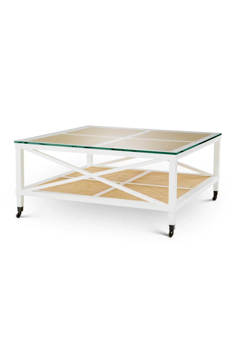 Table basse en rotin naturel | Eichholtz Bahamas | OROA.fr