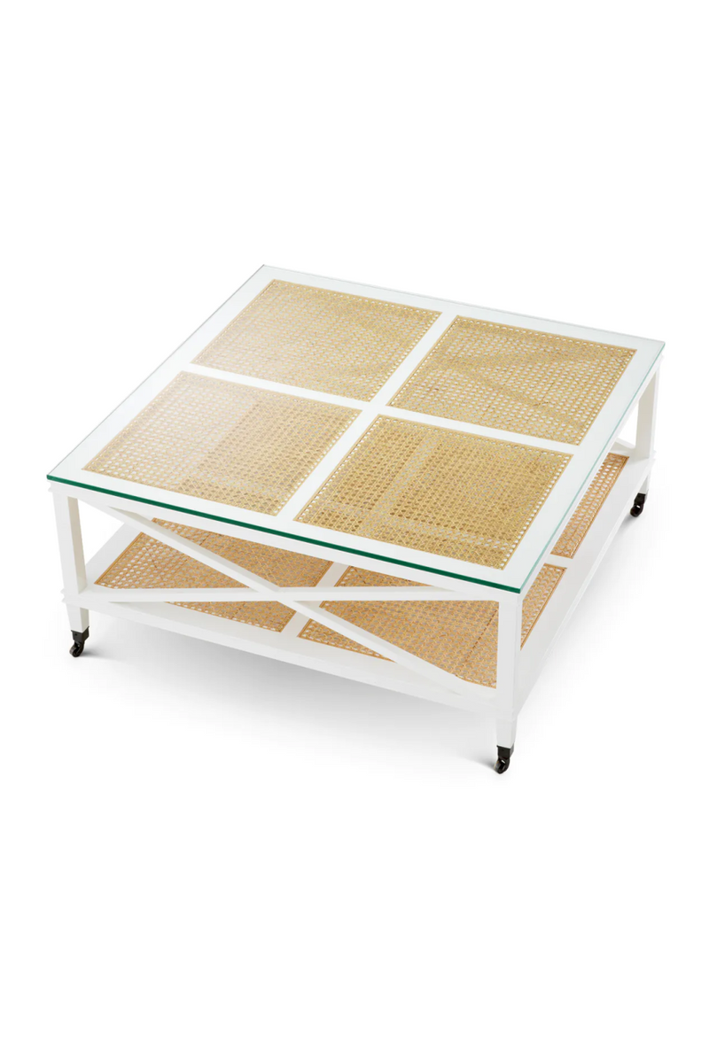 Table basse en rotin naturel | Eichholtz Bahamas | OROA.fr