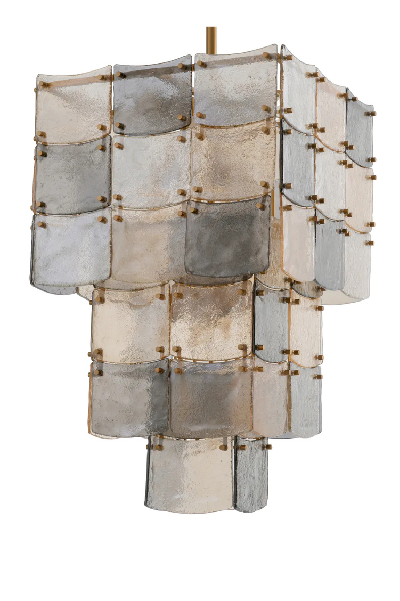 Lustre à étages en verre | Eichholtz Laurent | OROA.fr