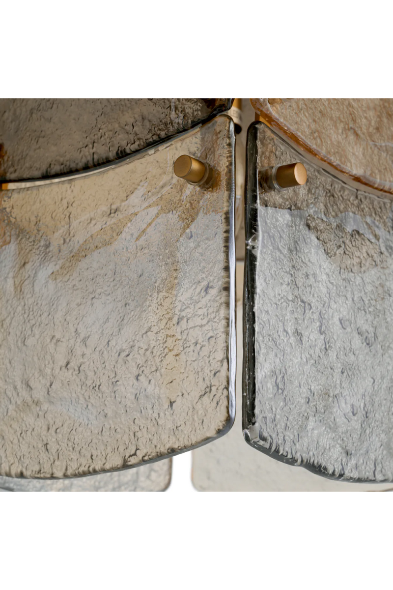 Lustre à étages en verre | Eichholtz Laurent | OROA.fr