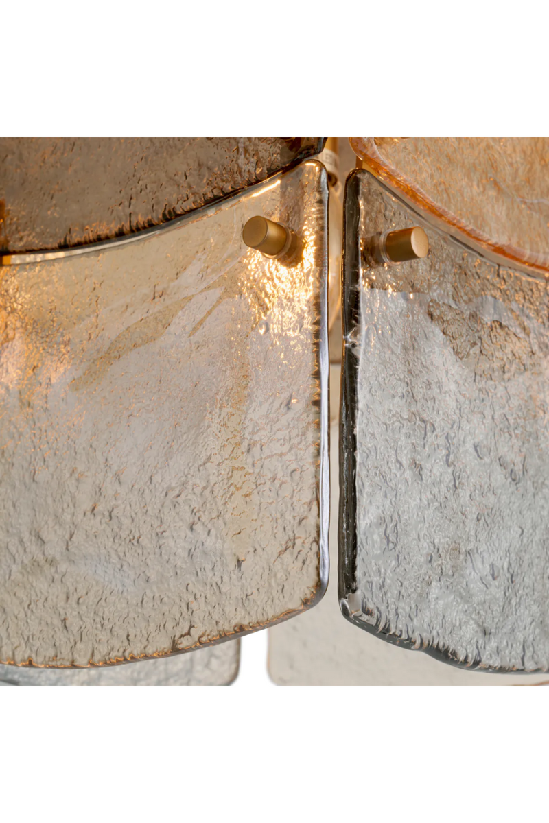 Lustre à étages en verre | Eichholtz Laurent | OROA.fr