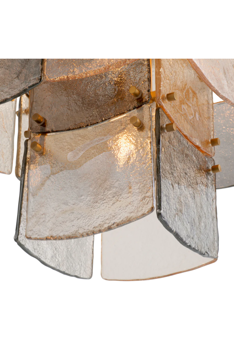 Lustre à étages en verre | Eichholtz Laurent | OROA.fr