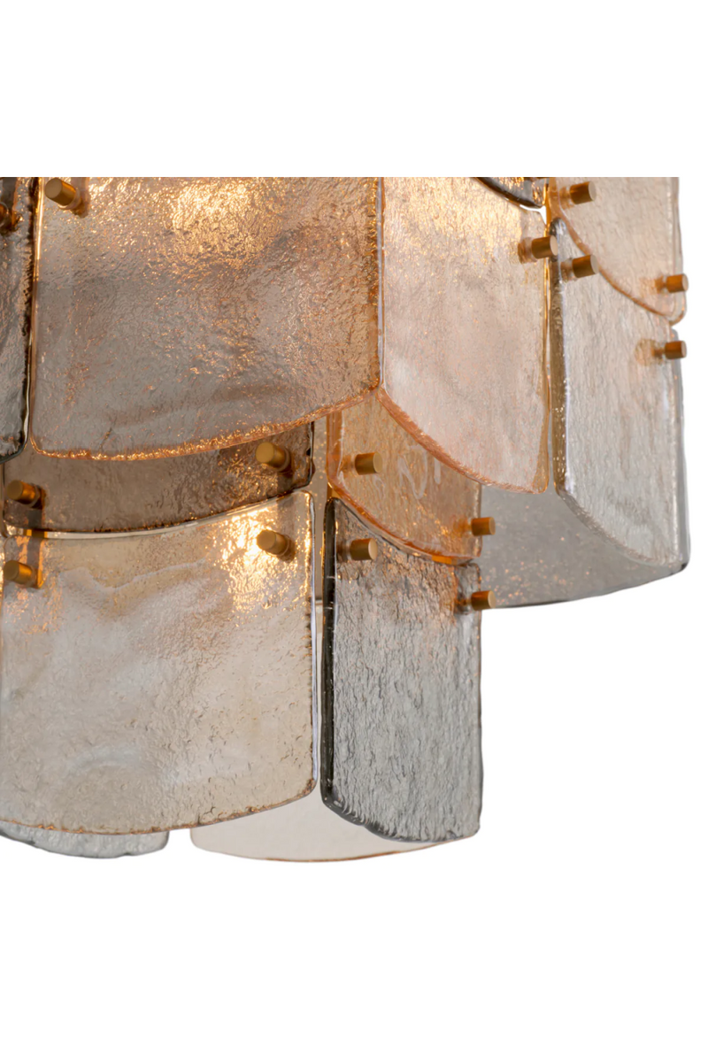 Lustre à étages en verre | Eichholtz Laurent | OROA.fr