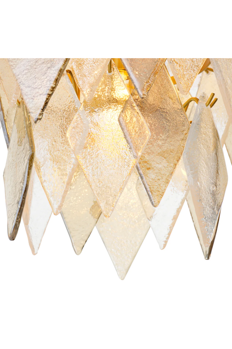 Lustre en verre antique et fait main | Eichholtz Rhombus S | OROA.fr