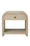 Table de nuit en chêne marron à 1 tiroir | Eichholtz Rhodes | OROA.fr