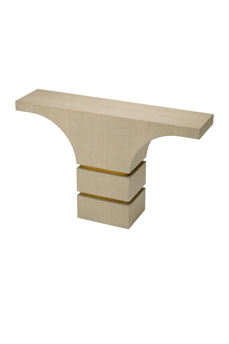 Console en placage de chene delave | Eichholtz Thaddeus | OROA.fr