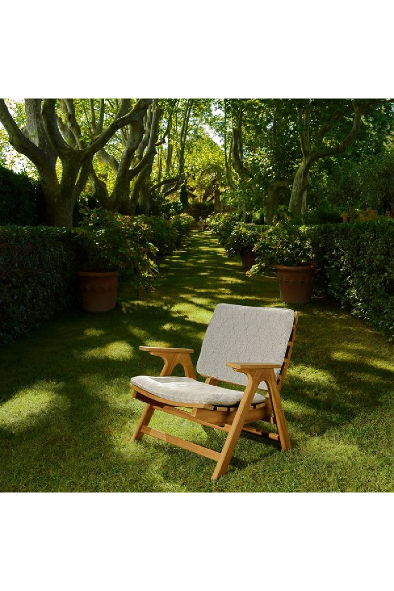 Fauteuil De Salon D’extérieur En Teck Naturel | Eichholtz Oceanview | OROA.fr