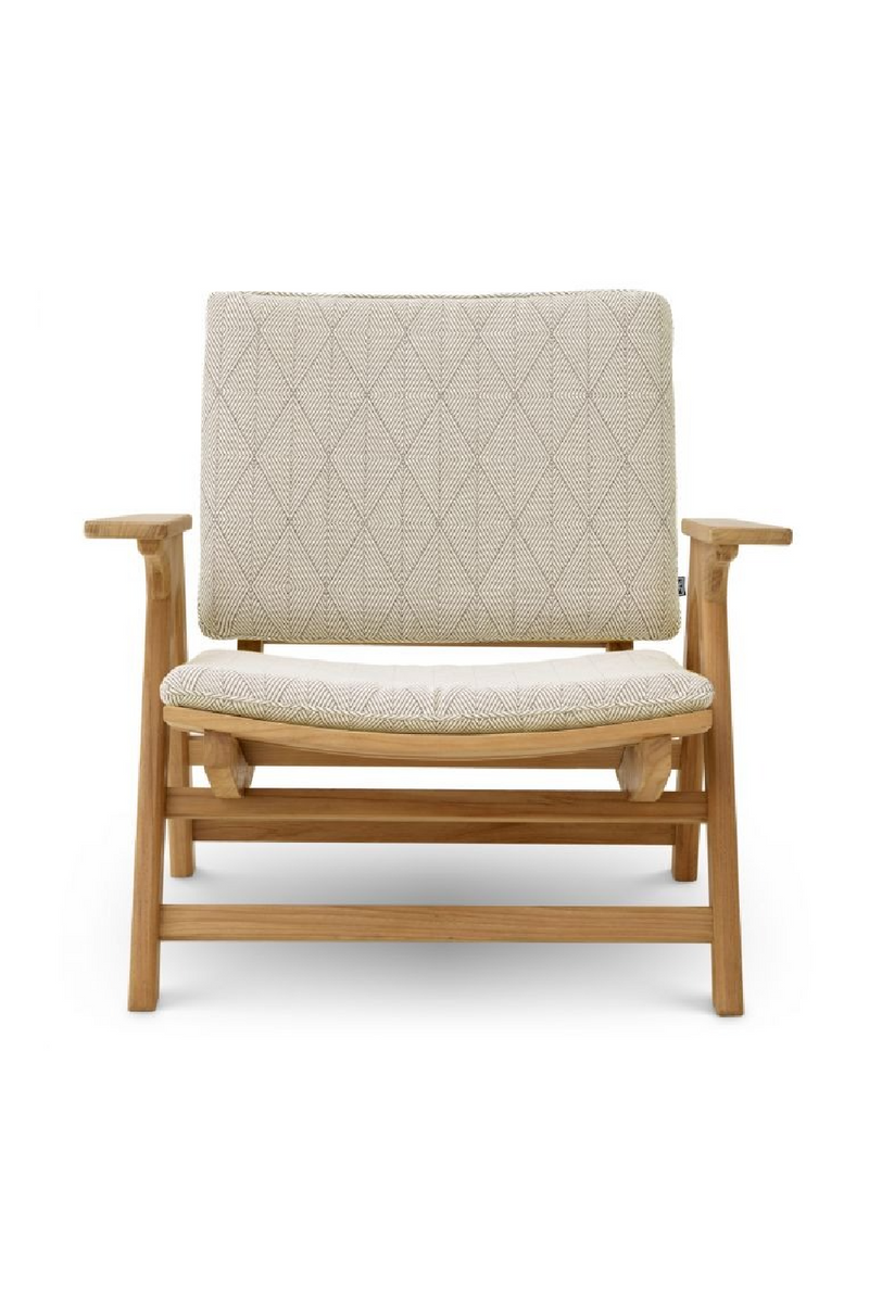 Fauteuil De Salon D’extérieur En Teck Naturel | Eichholtz Oceanview | OROA.fr