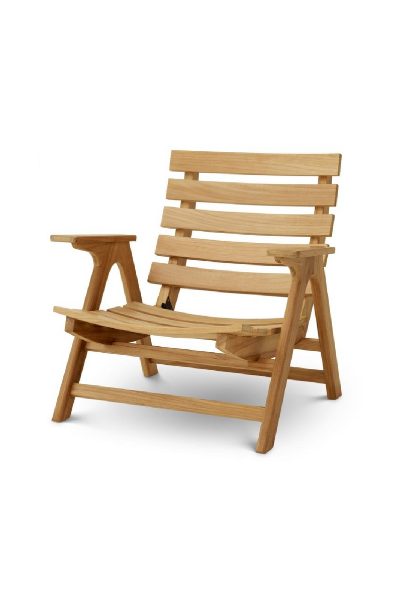 Fauteuil De Salon D’extérieur En Teck Naturel | Eichholtz Oceanview | OROA.fr