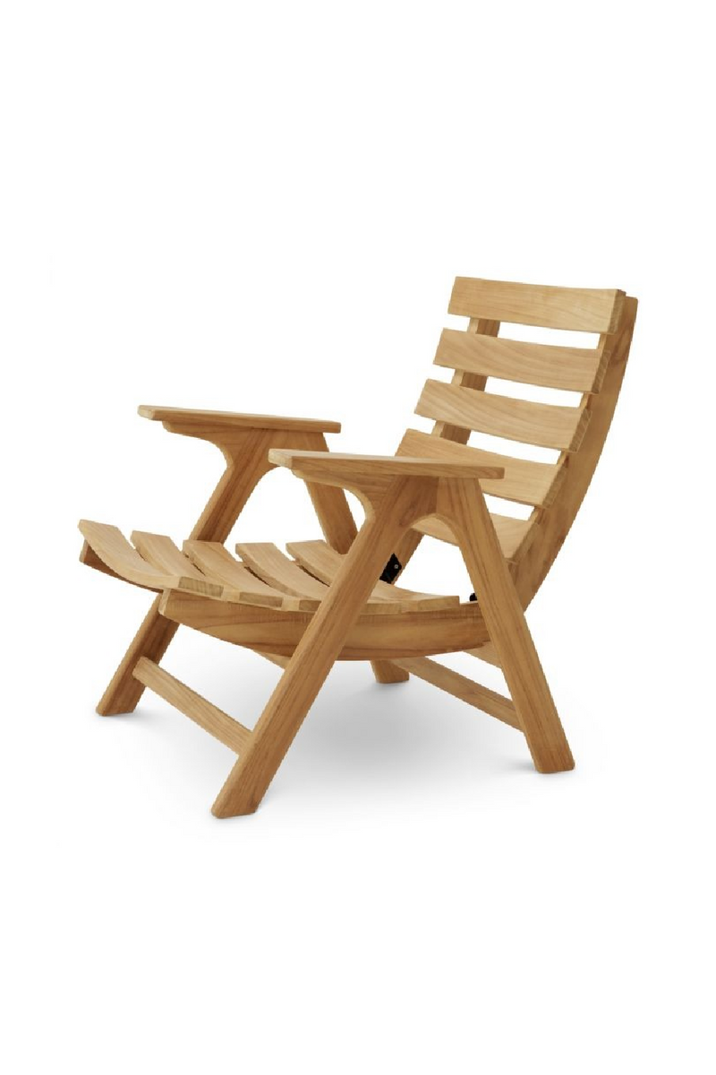 Fauteuil De Salon D’extérieur En Teck Naturel | Eichholtz Oceanview | OROA.fr