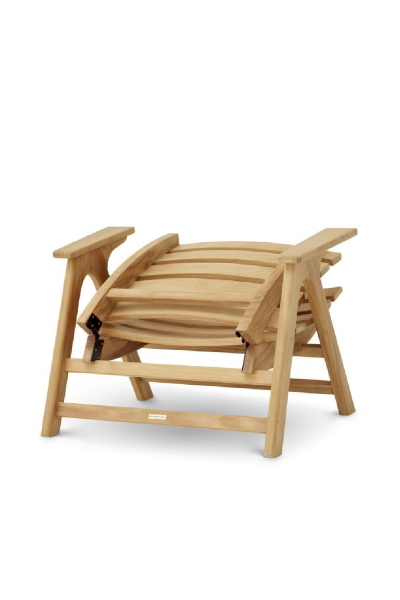 Fauteuil De Salon D’extérieur En Teck Naturel | Eichholtz Oceanview | OROA.fr