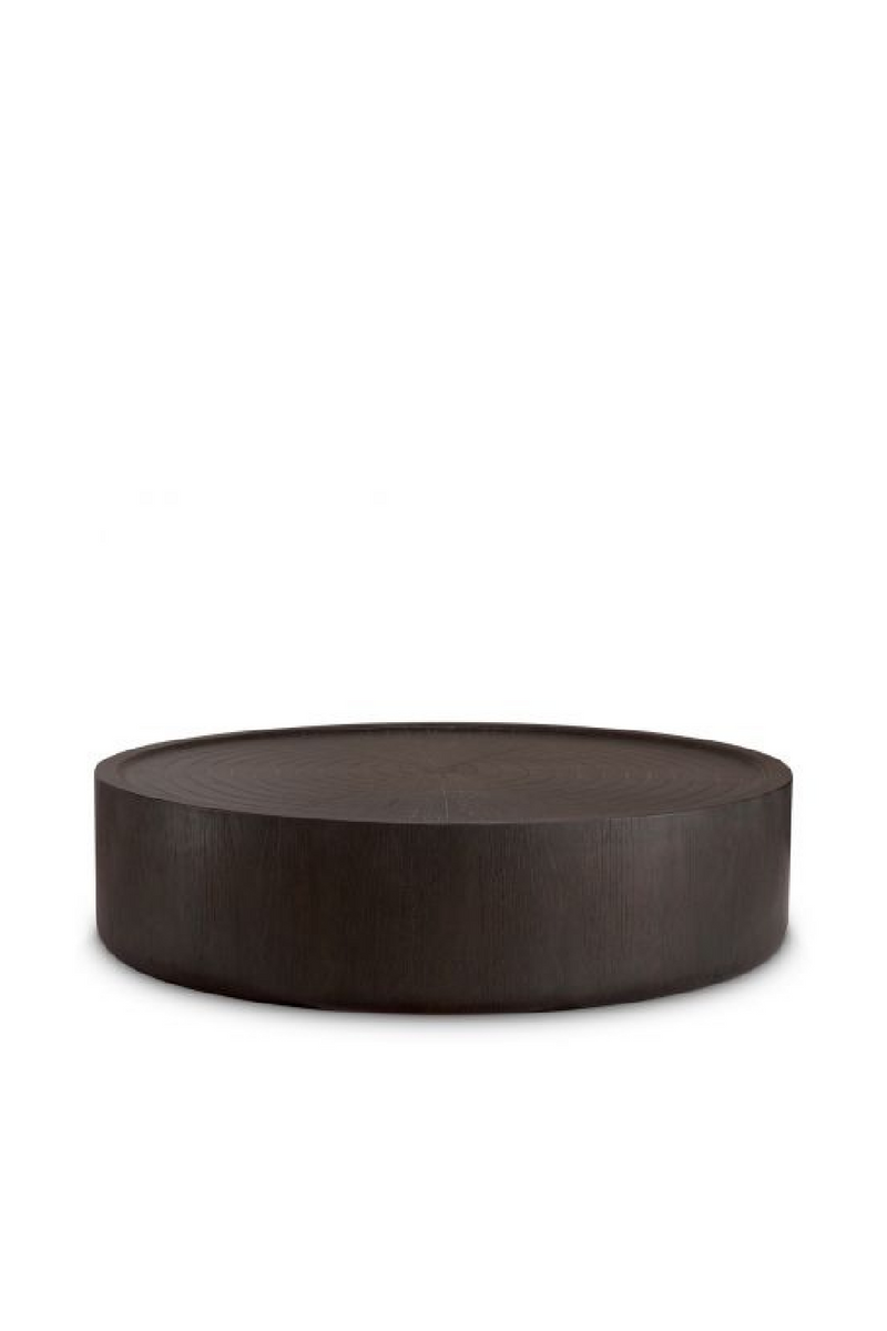 Table Basse Ronde Brun Foncé | Eichholtz Chambord | OROA.fr