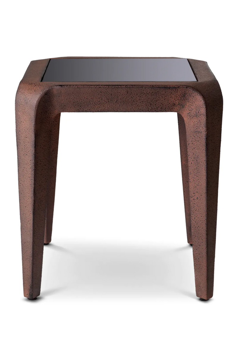 Table d'appoint en aluminium oxyde | Eichholtz Quentin | OROA.fr