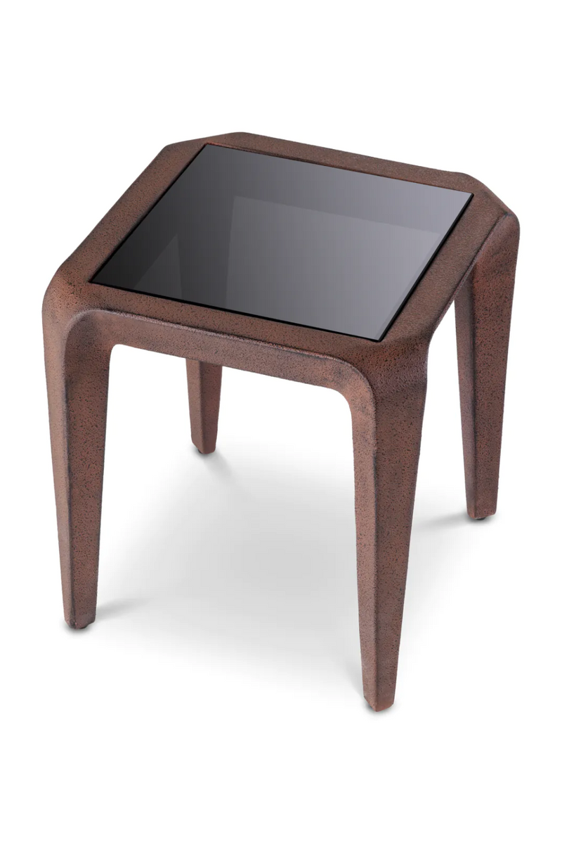 Table d'appoint en aluminium oxyde | Eichholtz Quentin | OROA.fr