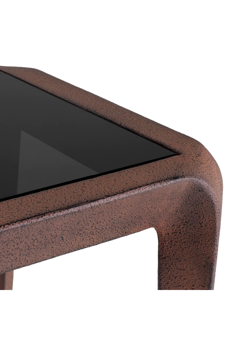 Table d'appoint en aluminium oxyde | Eichholtz Quentin | OROA.fr