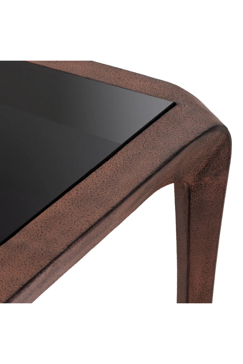 Table basse en aluminium oxyde | Eichholtz Quentin | OROA.fr