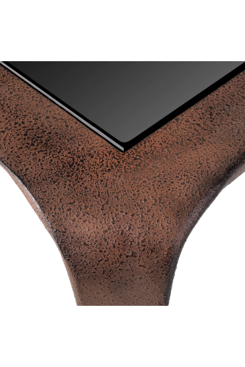 Table basse en aluminium oxyde | Eichholtz Quentin | OROA.fr