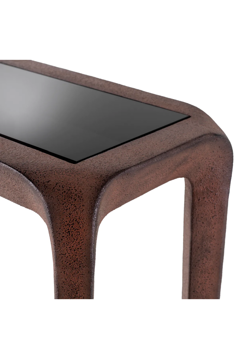 Console en aluminium oxyde | Eichholtz Quentin | OROA.fr